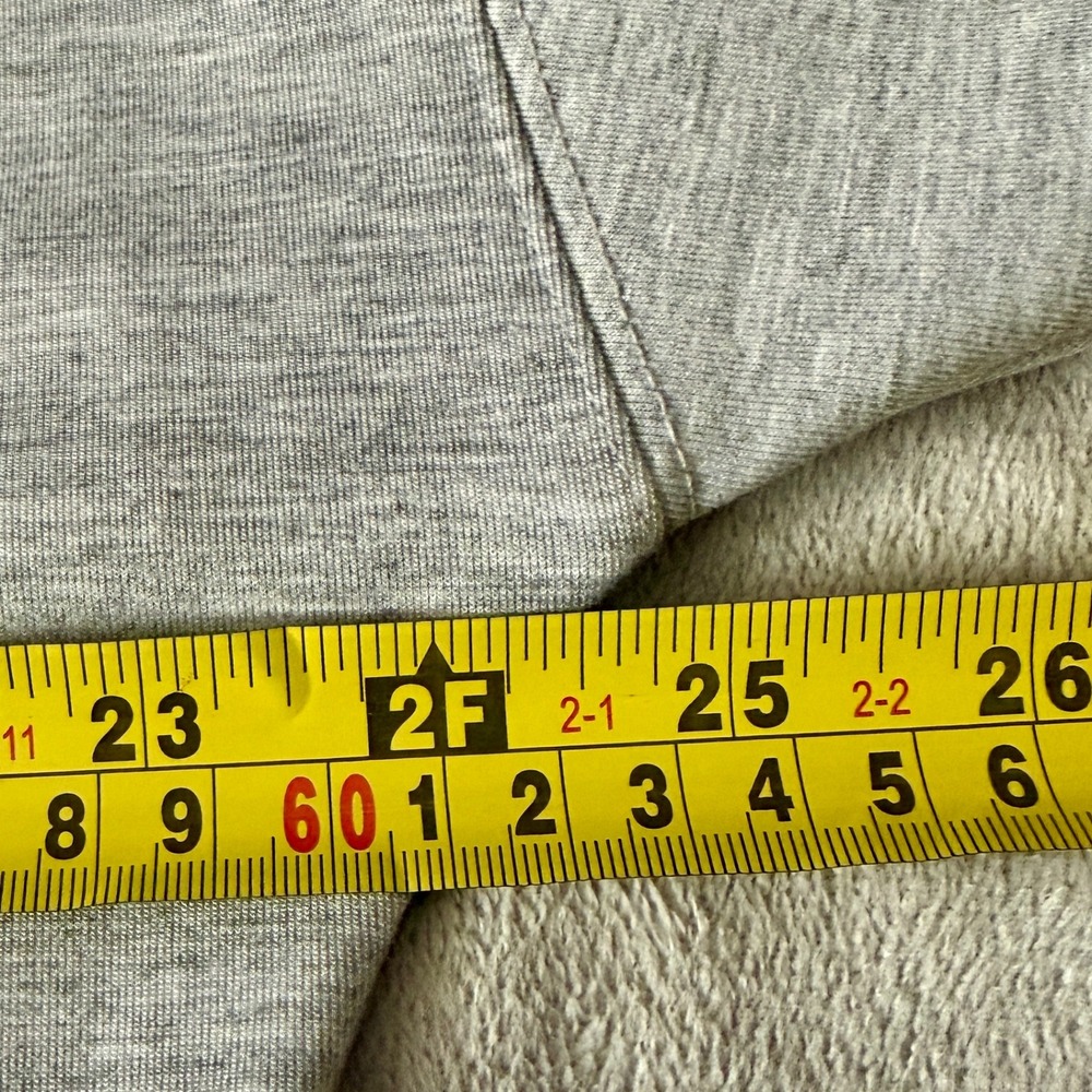 Prologue Sweatshirt Womens Medium Gray Mock Neck Drop Shoulder Minimal - Picture 4 of 5